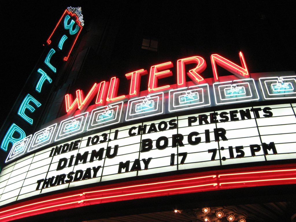 Wiltern LG at night