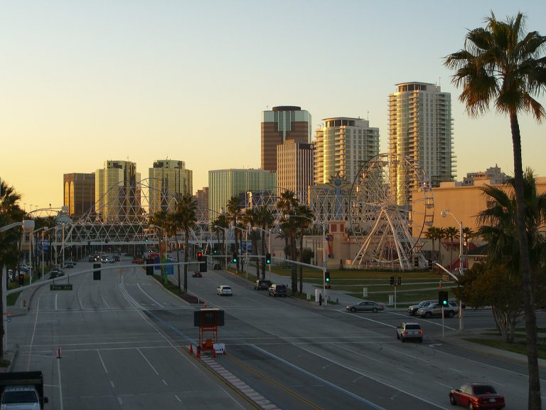 Ocean Boulevard and downtown Long Beach (neighborhood view; may not show 200 West Ocean)
